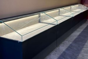 modular counter display cases