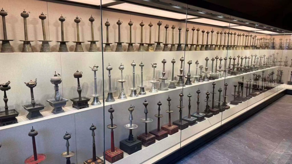 antique museum display case